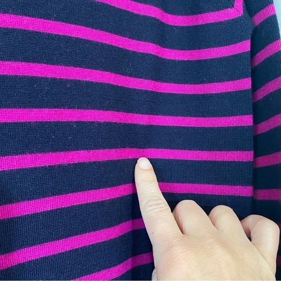 J Crew Merino Wool Striped Sweater Sz XXS - Picture 5 of 9